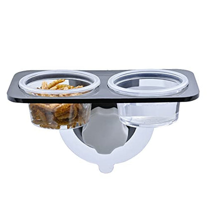 100pcs 1oz Crested Gecko Food and Water Feeding Cups, Reptile Feeder Bowls, for Lizard and Other Small Pet Ledge Accessories Supplies - color: 1oz 100
