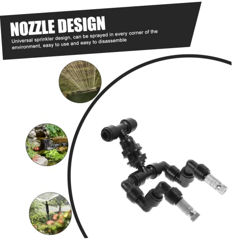 Outanaya Misting Nozzle for Reptiles and Plants High-grade Easy Installation for Terrariums Moss and Humidification - size: 14.00X13.50X2.00CM