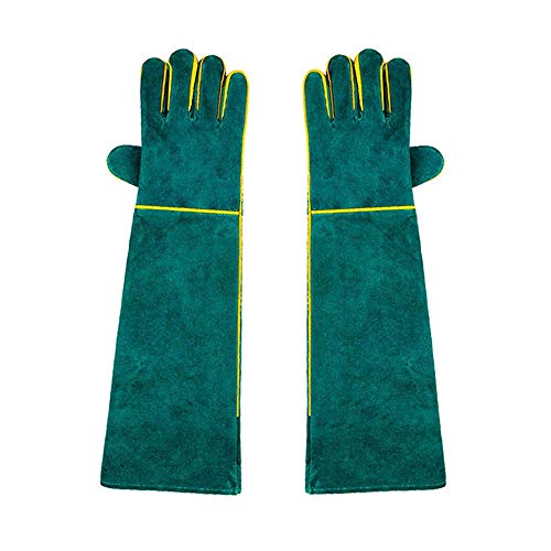 22 Inch Animal Handling Gloves - Anti Bite, Scratch & Heat Resistant for Dogs, Cats, Snakes & Reptiles