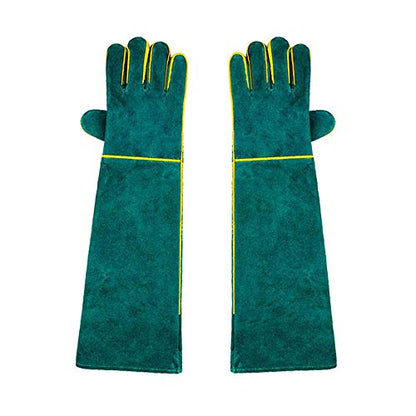 22 Inch Animal Handling Gloves - Anti Bite, Scratch & Heat Resistant for Dogs, Cats, Snakes & Reptiles