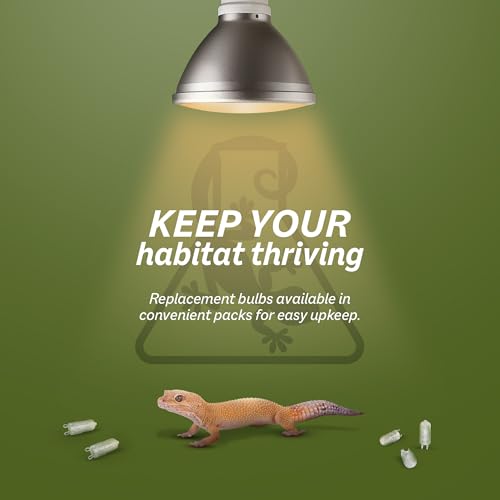 Reptile Systems Eco Halogen – White 50w – Lamp for Reptiles & Amphibians – Light for Tanks, Vivariums & Crested Geckos - size: 50 Watts