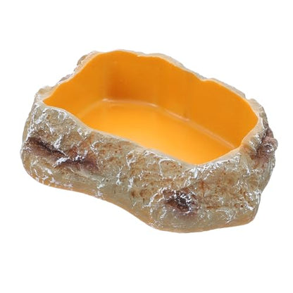 Reptile Water Feeder Durable Pet Drinking Tool for Lizards Geckos Animals Easy to Unique Design for Feeding Hydration Needs