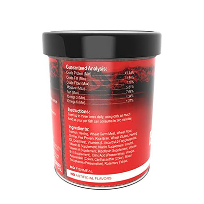 Omega One Super Color Sinking Pellets, 2mm Pellets, 4.2 oz - size: 4.2 Ounce (Pack of 1)