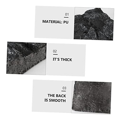 3D Rock Background Panel for Aquarium and Reptile Tanks Waterproof Fish Tank Decoration 45x28cm Realistic Aquarium Background Board