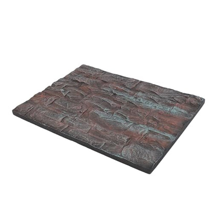 CHICIRIS 3D Reptile Background, Aquarium Background Foam Rock Wall Decor with 3D Textures for Fish Tank Reptile Tank Terrarium (D) - size: D