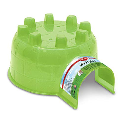 Kaytee Igloo Habitat Hideout For Pet Hamsters, Gerbils, Rats, and Other Small Animals, Mini - size: Mini