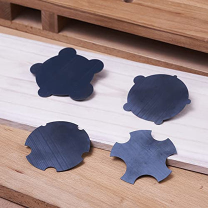 Pack of 4 Cabinet Scraper Card Set (4, 2Concave+2Convex) - style: 2Concave+2Convex