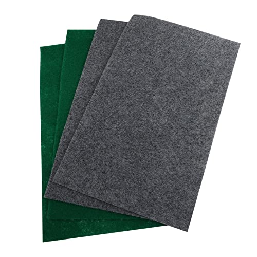 Milisten 4pcs Reptile Carpet Substrate Liner for Terrarium Water-Absorbent Bedding Mats for Snakes Lizards Turtles and Washable and for Habitat Decoration