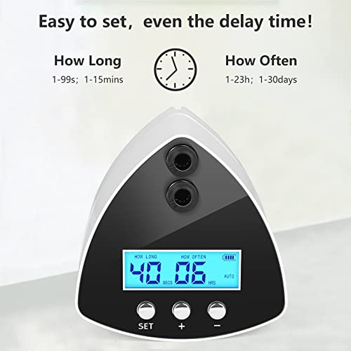 Reptile Misting System | Automatic Humidifier with 2 Nozzles, LCD Screen & Timer for Terrariums