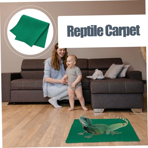 Reptile Mat Pet Box Bottom Mat for Lizard Snake Turtle Cage Liner with Heat Preservation and Simple Cleaning for Healthy Habitat