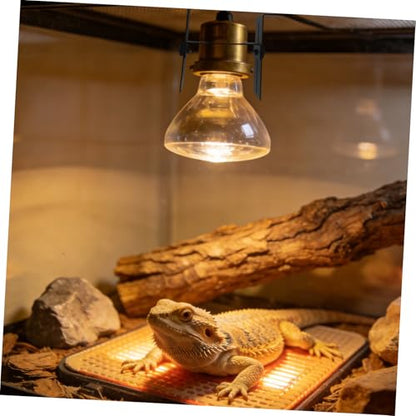 2pcs Adjustable Metal Reptile Heat Lamp Stand with U-Shaped Clamp Bracket for Terrarium and Aquarium Lighting, Universal Uvb Lamp Holder for Snake and Lizard Enclosures