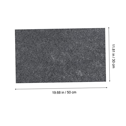Kisangel 4pcs Reptile Carpet Substrate Liner Mats for Lizard Snake Turtle Washable Bedding for Terrarium Grey Reptile Carpet for Comfortable Habitat