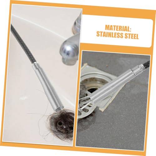 ABOOFAN 2pcs Claw Hook Snake Tool Hair Catcher for Shower Drain Manual Toilet Plumbing Tools Flexible Grabber Claw Home Sink Drain Unclogger