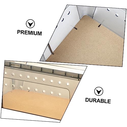 Totority Reptile Box Cushion Paper 50 Sheets of Kraft Paper for Reptiles Feeding Box Mat for Snakes Lizards Turtles