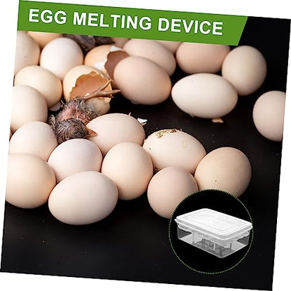 Toddmomy 16-Compartment Reptile Egg Incubator Tray 2-Pack Hatching Box for Gecko and Lizard Eggs Sturdy Plastic Breeding Box for PET Reptile Supplies