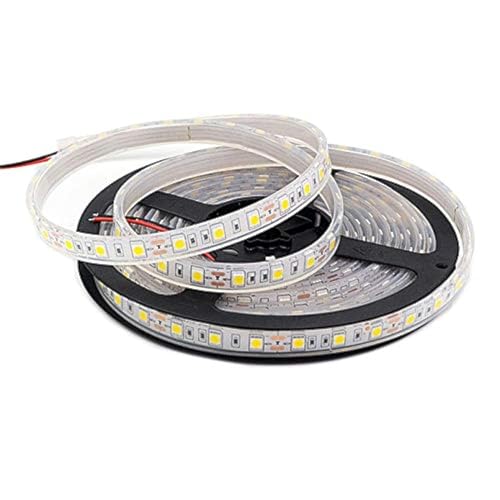 BSOD Outdoor LED Strip Lights Waterproof,Warm White IP68 Led Strip 12v Boat Underwater Lights 16.4ft 5050 SMD 300 Led Tube Flexible Rope Light for Swimming Pool Boat Fish Tank - color: Warm White