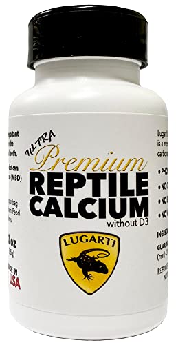 Lugarti Ultra Premium Reptile Calcium - Without D3-3 oz