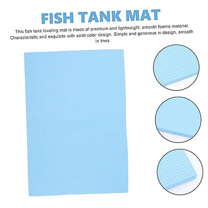TOYANDONA Thickened Fish Tank Mat Non Slip Aquarium Pad for Tanks Durable Under Aquarium Floor Mat Wear Resistant Lightweight for Fish Keeping Enthusiasts - color: Blue