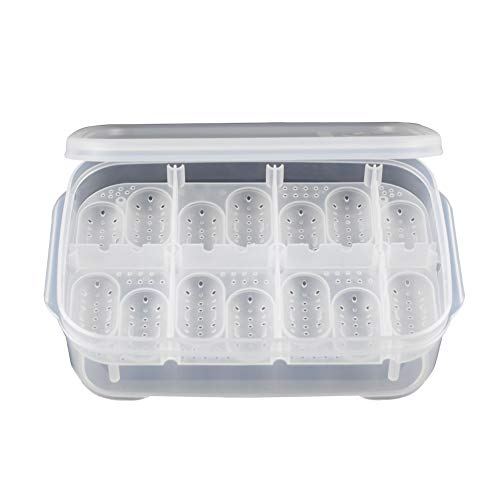 Reptile Breeding Box OMEM Reptile Lizard Incubation Box, Hatchery Box, Suitable for Hatching Snake, Lizards, Lions Mane, Reptiles (Transparent) - color: Transparent