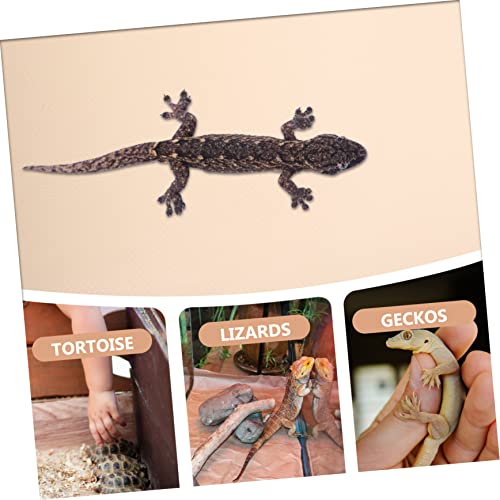 Crawling Carpet for Reptiles Bearded Dragon Tank Accessories Snake Bedding Liner Washable Mat - color: Pink