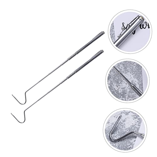 2pcs Catching Tool for Snakes Snake Hook Bending Catching Grabber for Reptiles Long Reach