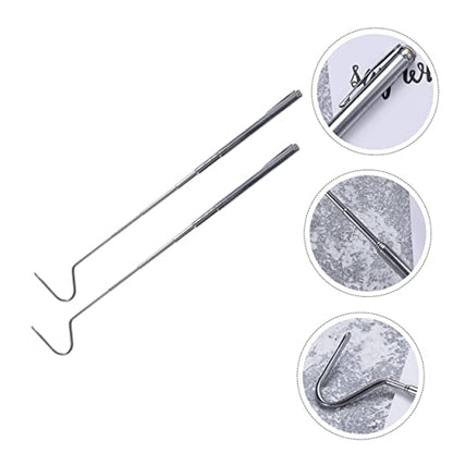 2pcs Catching Tool for Snakes Snake Hook Bending Catching Grabber for Reptiles Long Reach