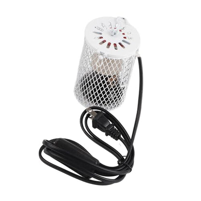 Yctze 100W Infrared Ceramic Emitter Heat Light Lamp for Pet Reptiles, Ideal Chicken Coop Heater (US Standard 110-120V 100W) - color: White