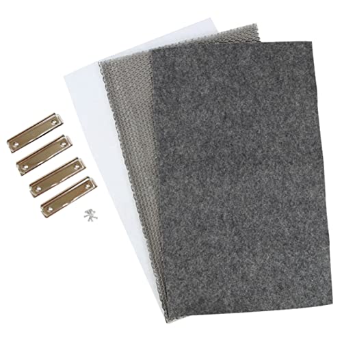 BESPORTBLE 1 Set Reptile Carpet Mat Soft and Breathable Terrarium Liner for Lizards Snakes Tortoises Easy to Reusable Substrate for Healthy Pet Environment - color: Light Grey