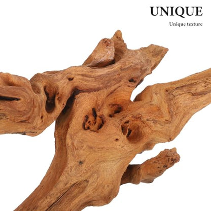 Natural Aquarium Driftwood 2pcs Mini Fish Tank Decoration 10-15cm 25-30cm Freshwater Wood for Reptile Terrarium Climbing Branch and Aquascaping