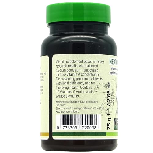 Nekton Multi-Rep Vitamins and Minerals for All Reptiles 75g / 2.55oz - size: 2.65 Ounce (Pack of 1)