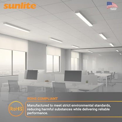 Sunlite 30410 F24T5/841/HO 2 Foot T5 Linear Fluorescent Lamp, 24 Watts, 1800 Lumens, 4100K Cool White, Miniature G5 Bi-Pin Base, ROHS Compliant, High Performance Straight Tube, 40 Pack - color: 4100k, style: 24 watts (22.20-Inch)