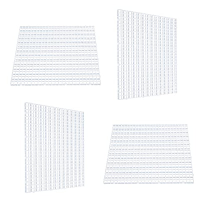 Aquarium Fish Tank Bottom Isolation, Grid Divider Tray Egg 4 Pcs (L 4pcs) - size: L 4pcs
