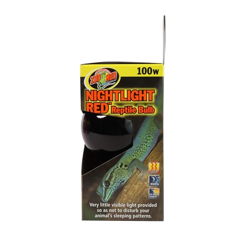 Zoo Med Nightlight Red Reptile Bulb 100 Watts - size: 100 W
