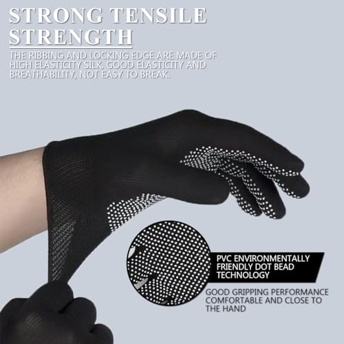 Anti-Bite Gloves, Pet Chewing Protective Handling Gloves for Bird & Parrot - color: Black 2pair