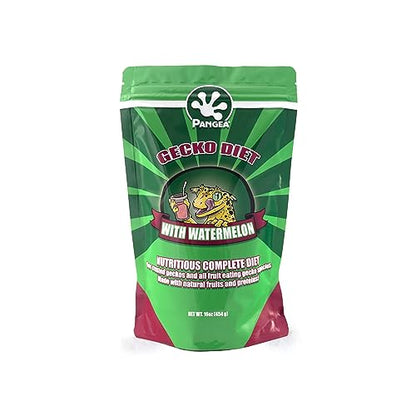 Pangea Gecko Diet Fig & Watermelon Bulk up Bundle - 16oz Fig & Insects & 16oz Watermelon