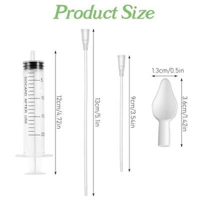 Baby Bird Feeding Syringe, Reusable Manual Bird Feeding Syringe with Spoon Tip and Soft Tube for Milk, Water, Liquid Food, Parrot, Small Pet