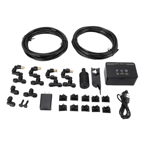 SIXRUN Automatic Reptile System with Timer Function for Terrariums Aquariums Chameleons Snakes Frogs Lizards (US Plug)