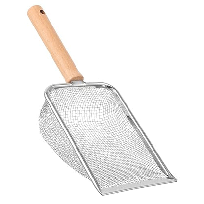 BESPORTBLE Pet Reptile Litter Scoop Shovel with Fine Mesh for Tortoises Lizards Snakes Hamsters Ergonomic Handle for Easy Cleaning of Reptile Waste
