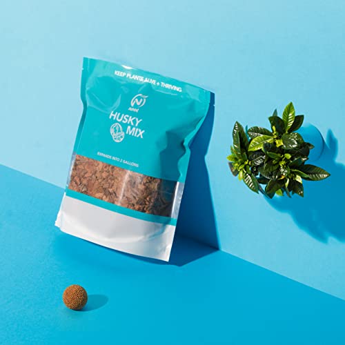 Noot Indoor Coconut Chips Husk Bark Potting Mix Coco Coir Brick. Avoid Root Rot with Fast Draining Soil. Houseplant, Monstera, Fiddle Leaf Fig, Orchid. Hydrate in Bag for ~ 2 Gal. - size: Husky Mix