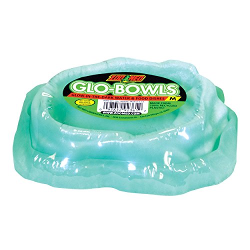 Zoo Med 78062 Glow Bowl Food/Water Dish Combo Pack, Medium