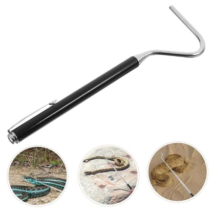BESPORTBLE Stainless Steel Retractable Snake Hook Telescopic Snake Catching Tool and Grabbers