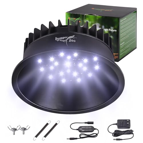 UVB Light for Reptiles, UVA UVB Reptile Light Fixture with Timer LED UVB Bulb for Bearded Dragon Gecko Turtle Chameleon Lizard Snake, Adjustable Brightness UVB Lamp for Reptile Tank Accessories, Black - color: Black, size: 1 Pack