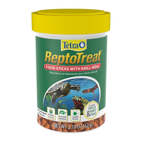 TetraFauna ReptoTreat Suprema 2.18 Ounces, Food Supplement for Aquatic Turtles, Newts and Frogs, 1-Pack - size: 2.18 Ounce (Pack of 1)