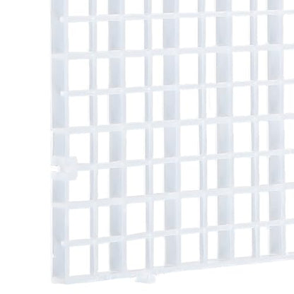 ALEGI Aquarium Plastic Grid Divider Tray Egg Crate,Grid Isolate Board Divider Fish Tank Bottom Black Filter Tray (2 Pcs S) - size: 2 Pcs S