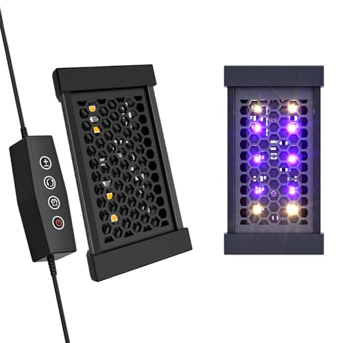 5 Inch LED Reptile Light Bar UVB 10.0, Ultra-Slim Aluminum UVA Basking Lamp with Timer & Dimmer, Even Light Output for Terrariums, Bearded Dragons and Turtles - size: 5 inches