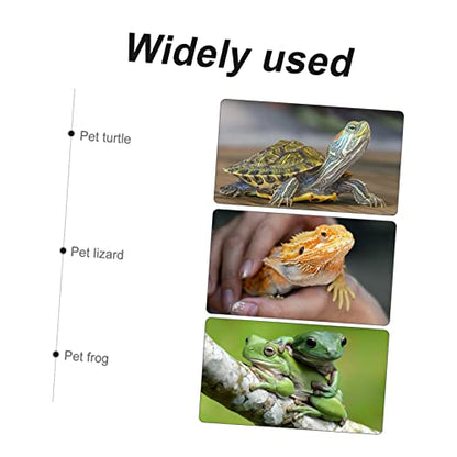 4pcs Reptile Carpet Substrate Mat for Lizards and Tortoises Absorbent Habitat Liner Strong Water Permeability Grey for and Snake Terrariums