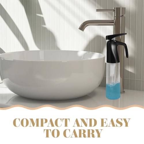 Refillable Continuous Spray Bottles 2pcs 200ml Plastic Fine Mist Water Mister for Hair Styling Plant Care and Skin Hydration