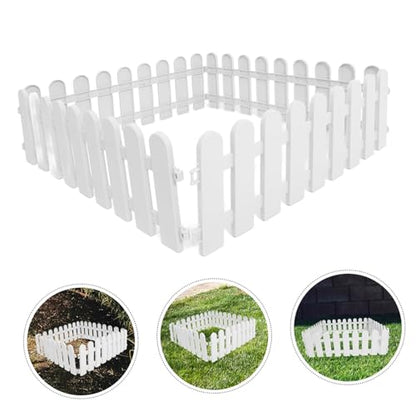 Balacoo 4pcs Plastic Outdoor Tortoise Fence Portable Pet Playpens Safe Enclosure for Reptile Breeding and Grazing Suitable for Outdoor Use