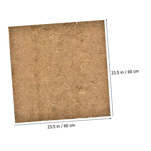 GALPADA Natural Jute Fiber Worm Blanket for Compost Bins Worm Farms and Reptile Terrariums Multi-Functional Cushion Pad for Lizards Turtles and Small Pets