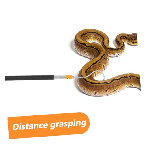Stainless Steel Snake Catcher Tool Telescopic Snake Hook for Easy Handling Professional Trap